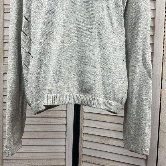 Anthropologie Moth Pointelle Tie-Back Sweater Large - Picture 7 of 11